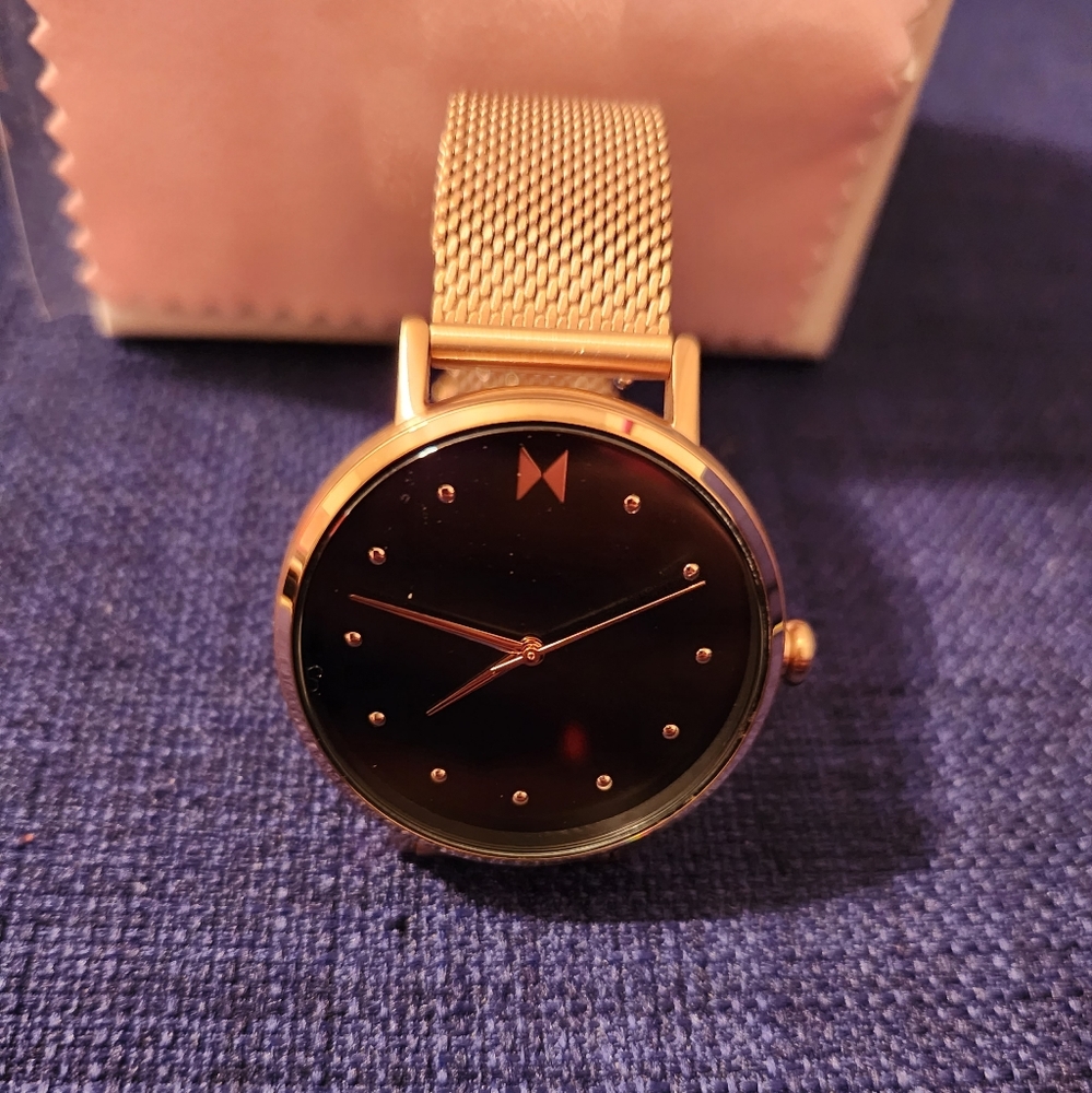 Rose Gold toned MVMT Dot Watch